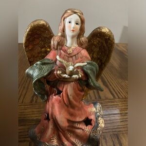 Large ceramic table top Angel night light